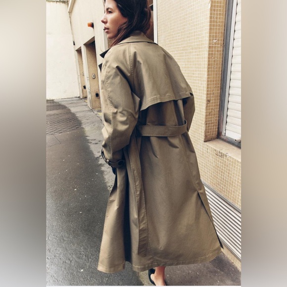 Zara belted Top Coat - Picture 5 of 8